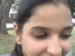 Chica semen mientras ...